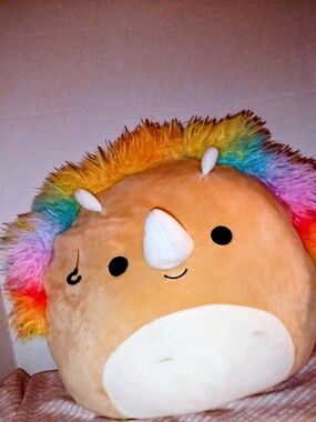 Squish Mallow Triceratops Dinosaur